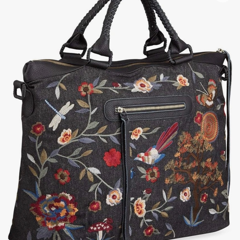Johnny Was Krysha Overnight Bag/Anthropologie - Picture 4 of 12